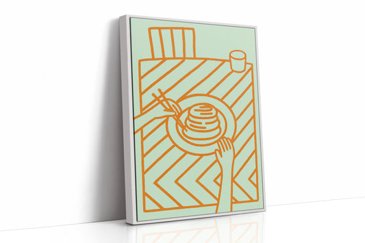 Morning Pancakes Meet Mint Lines