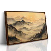 Mountains Rest In Golden Hour