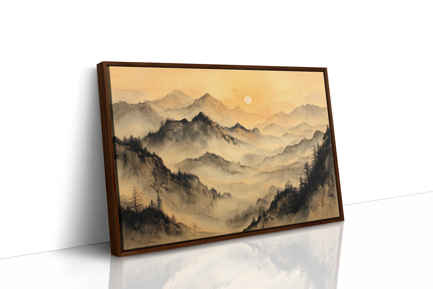 Mountains Rest In Golden Hour