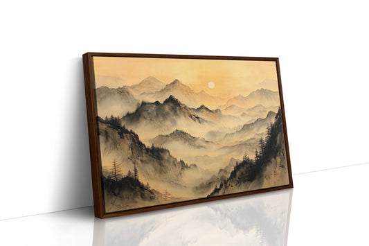 Mountains Rest In Golden Hour