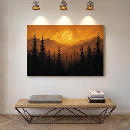 Ancient Pines Watch Golden Moon