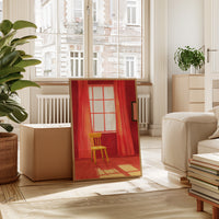 Yellow Chair Catches Morning Light