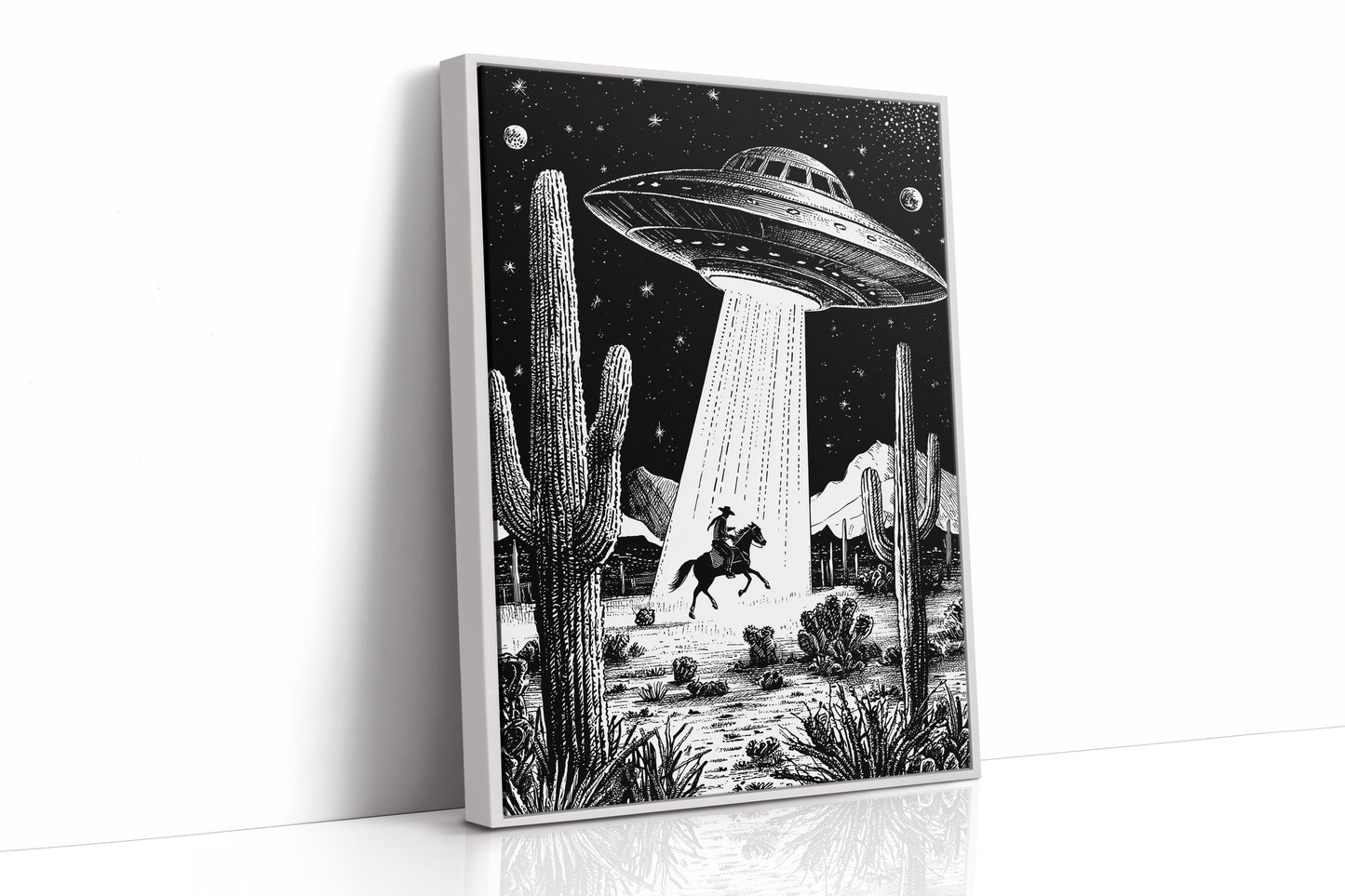 Desert Cowboy Meets Midnight Visitors