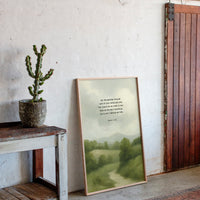 Morning Trust Psalm 143:8 Landscape Print