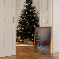 Red Truck Brings Christmas Home
