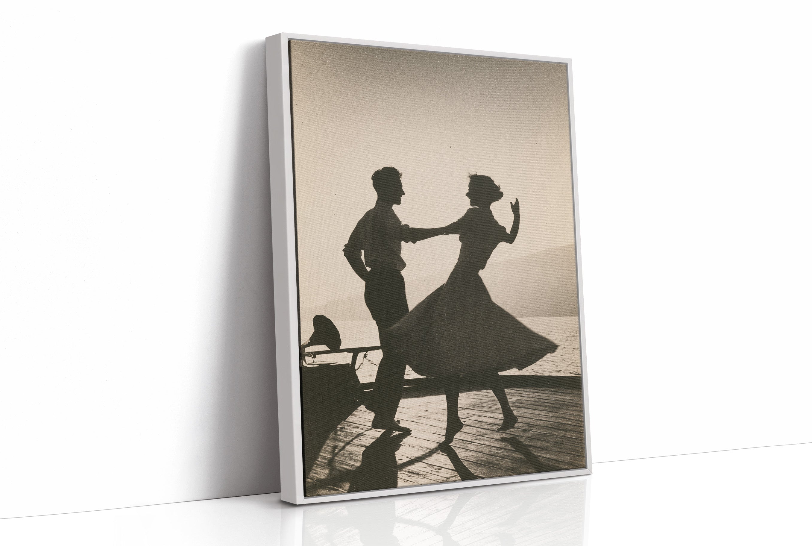 Dockside Waltz At Golden Hour