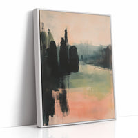 Cypress Trees Hold Evening's Secrets