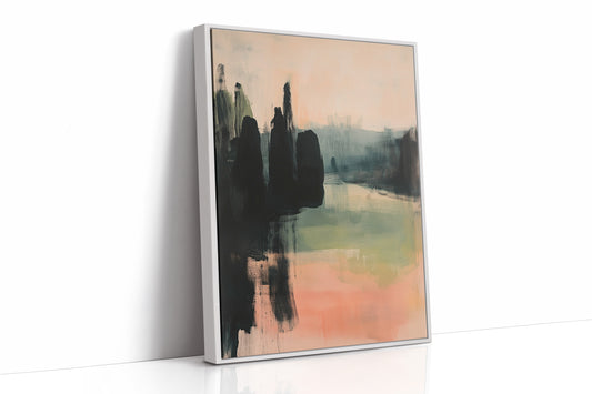 Cypress Trees Hold Evening's Secrets
