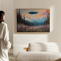 Cosmic Visitors Above Alpine Meadows
