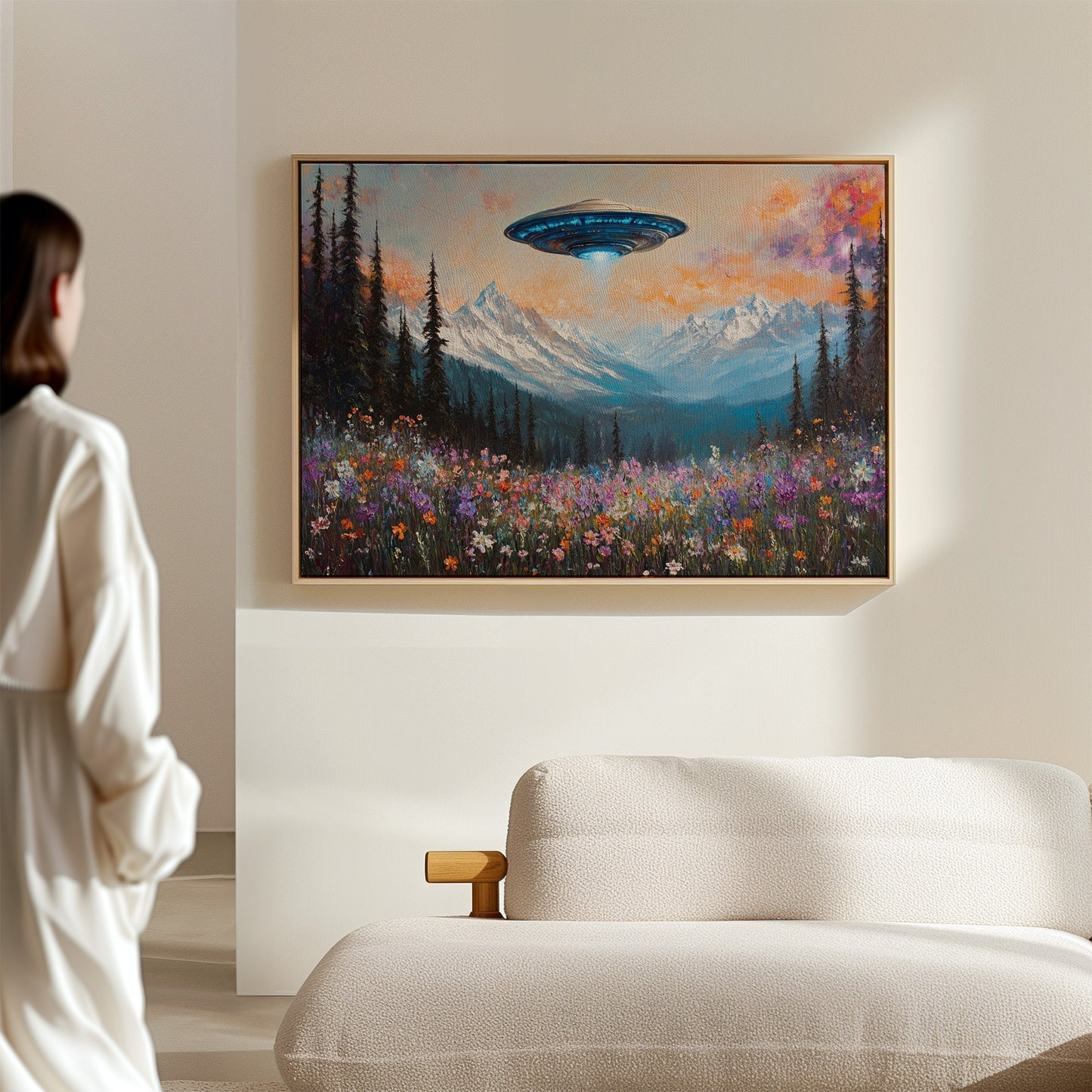 Cosmic Visitors Above Alpine Meadows