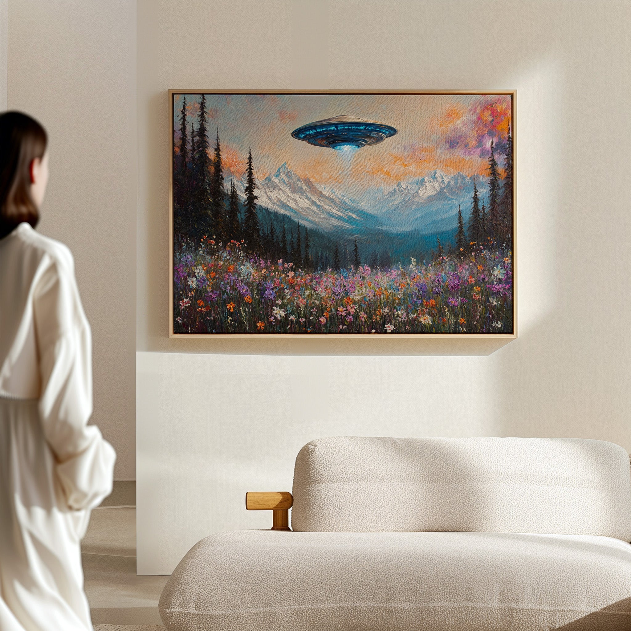 Cosmic Visitors Above Alpine Meadows