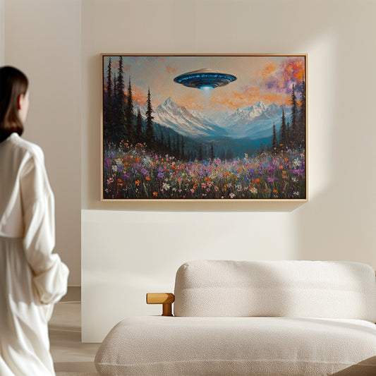 Cosmic Visitors Above Alpine Meadows