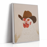 Ranch Hand Rooster Tips His Hat