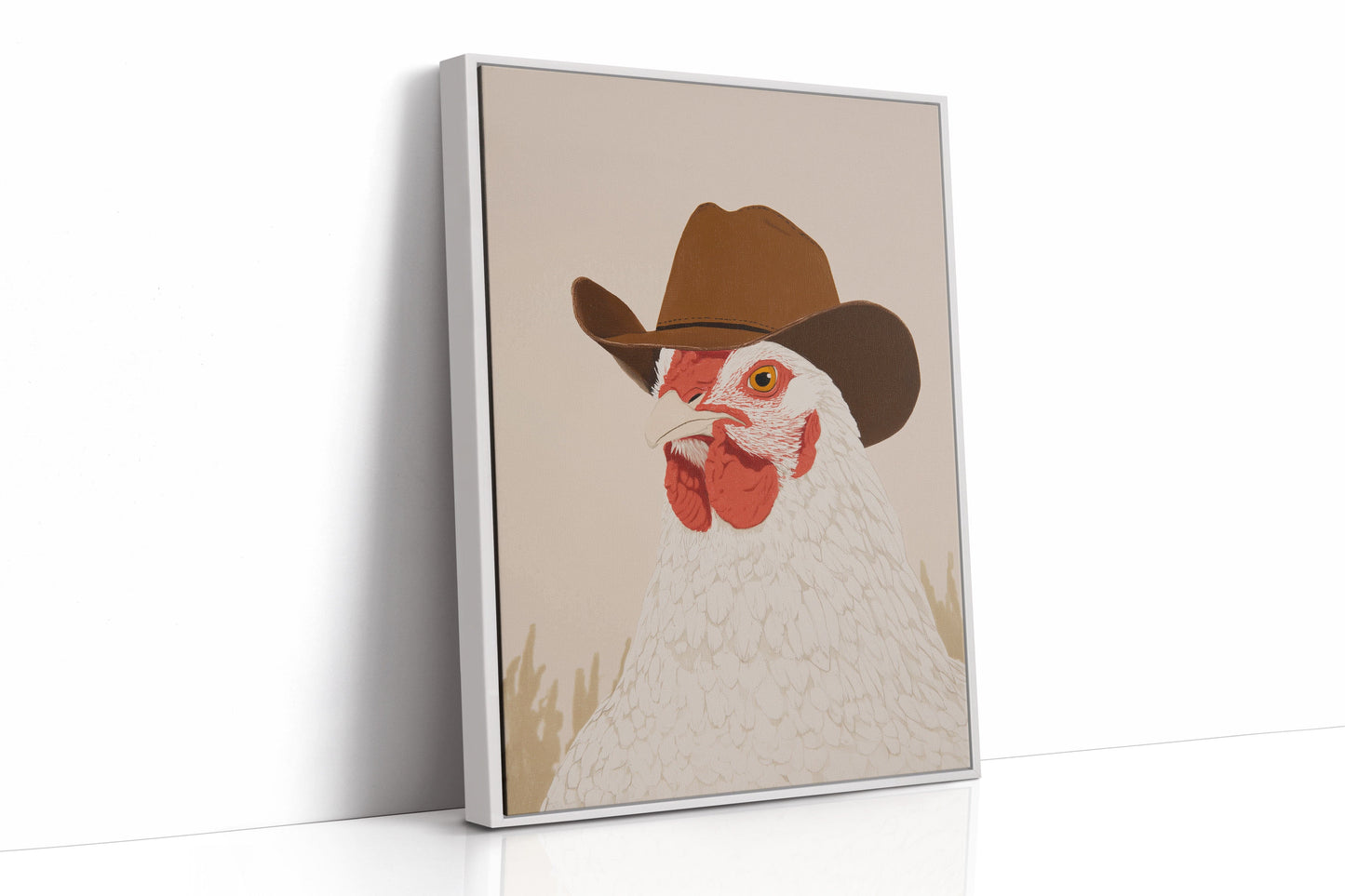 Ranch Hand Rooster Tips His Hat