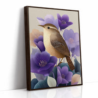 Small Bird, Excellent Taste in Flowers