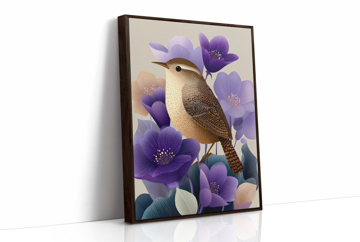 Small Bird, Excellent Taste in Flowers