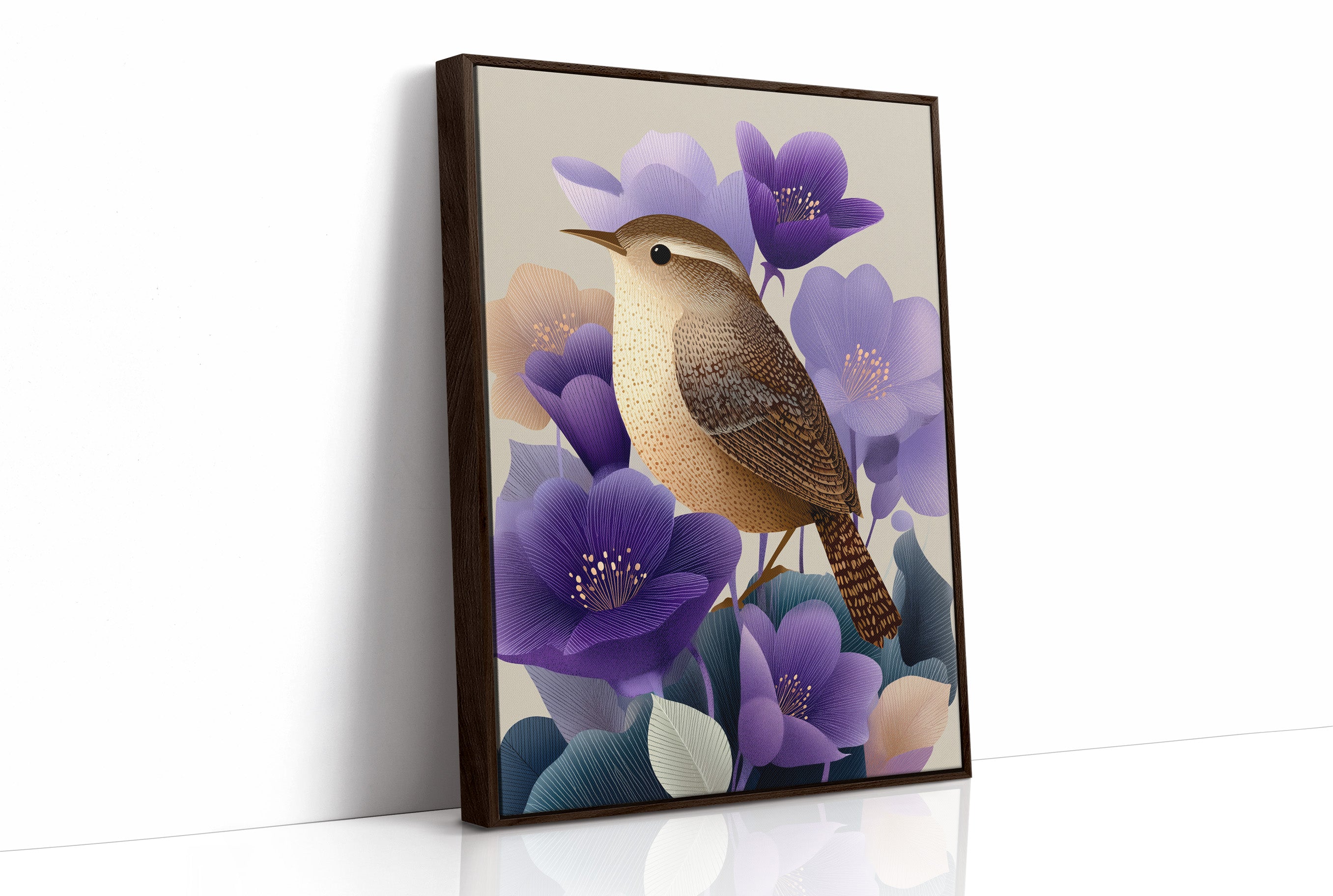 Small Bird, Excellent Taste in Flowers