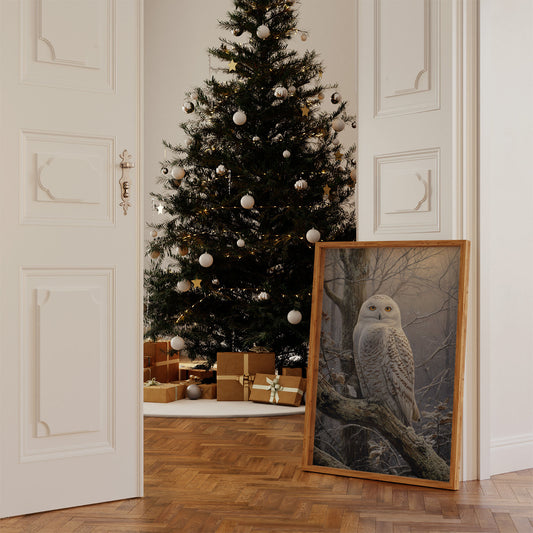 Arctic Wings Meet Winter Woods