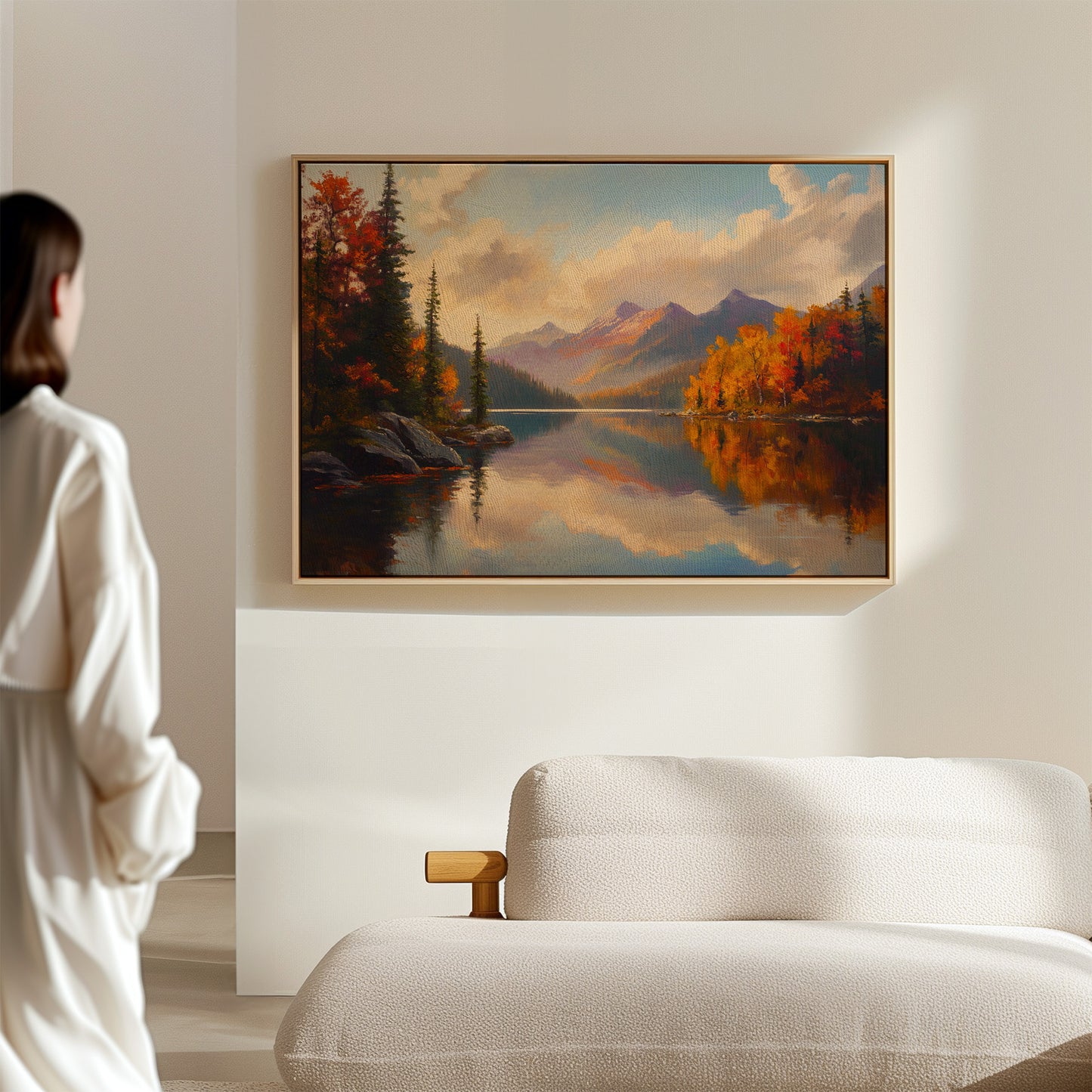 Autumn Peaks Mirror Mountain Dreams