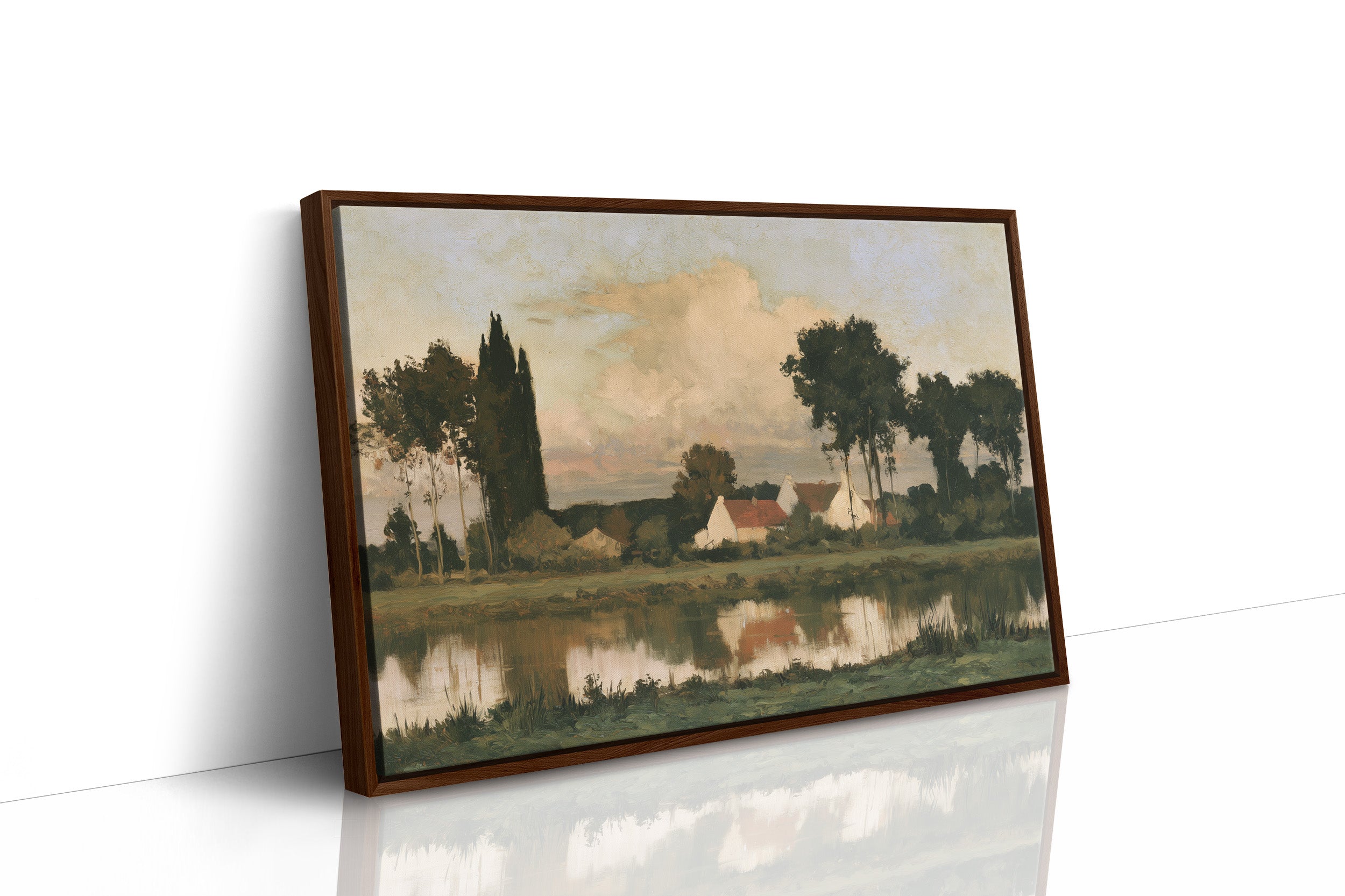 Village By Still Water