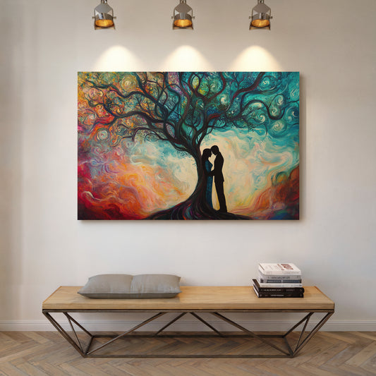Ancient Tree Holds Love's Dance