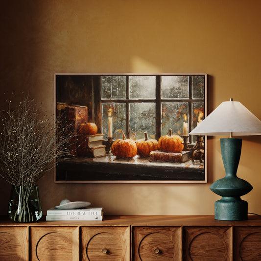 Harvest Light Through Rainy Glass