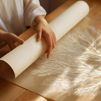 Ivory Branches On Golden Canvas