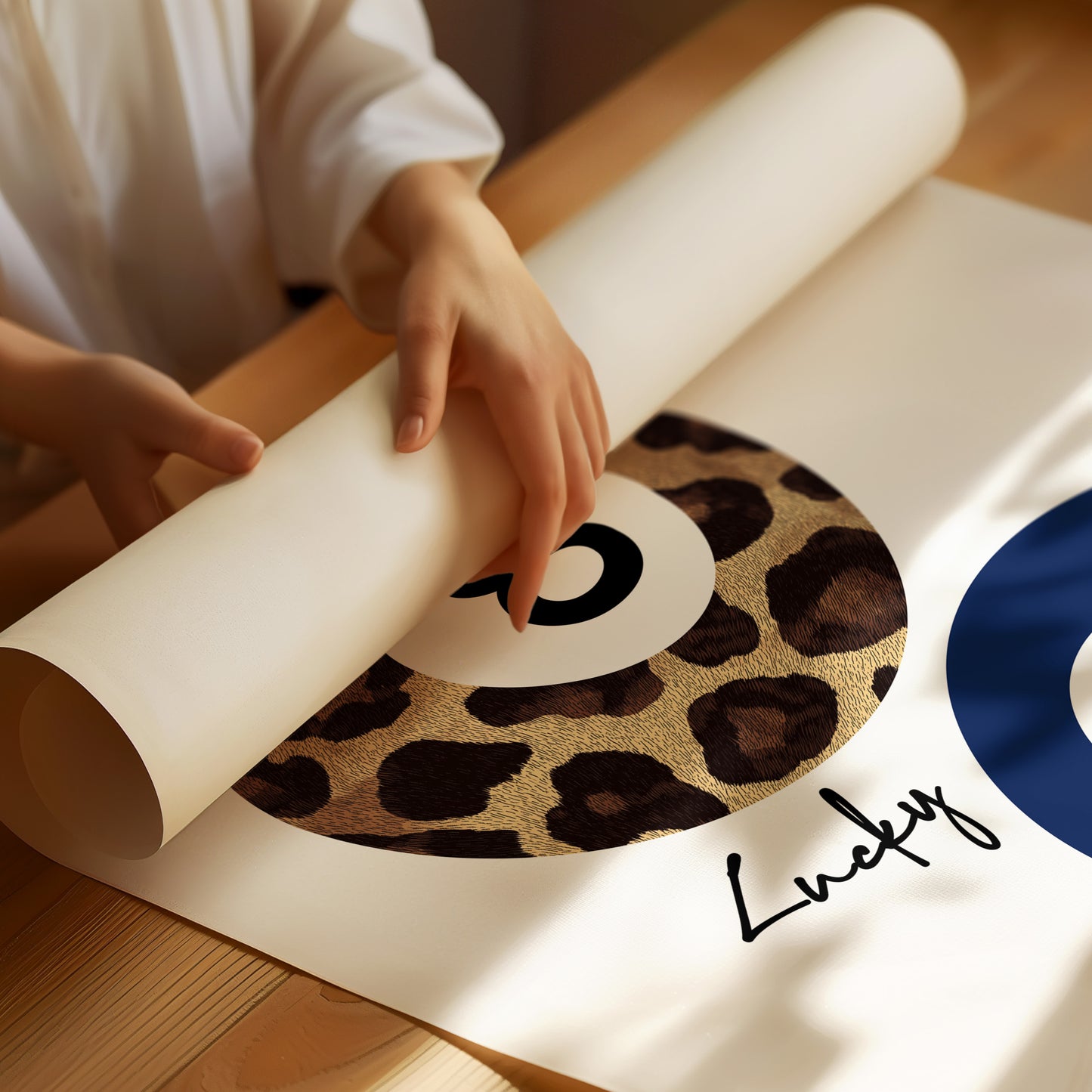 Lucky Eight in Leopard