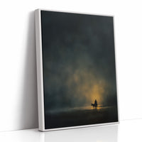 Solitary Journey Through Celestial Mist