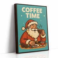 Santa Sips Before Morning Rush