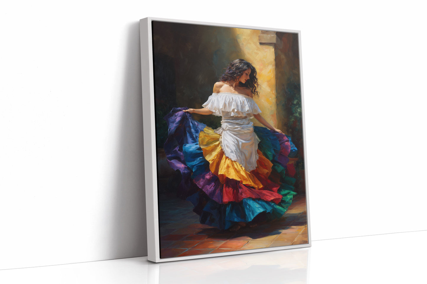 Rainbow Skirts Dance Spanish Sunlight
