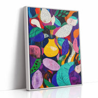 Yellow Vase Dances With Color
