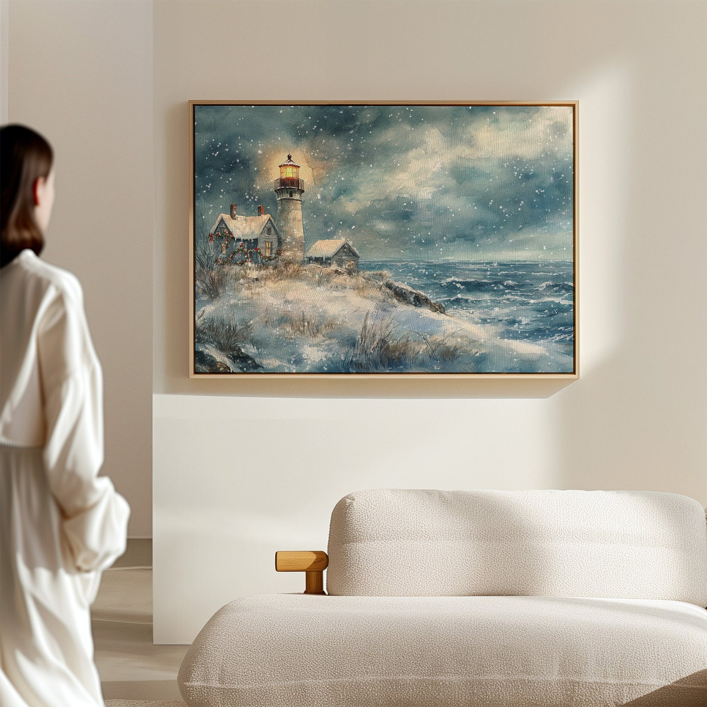 Winter Light Guides Ships Home