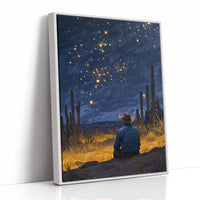 Saguaros Dance Under Desert Stars