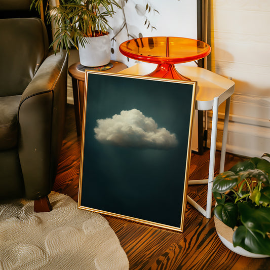 Solitary Cloud in Still Air