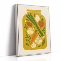 Autumn's Harvest In Mason Glass