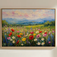 Mountain Meadows Bloom In Rainbow Light