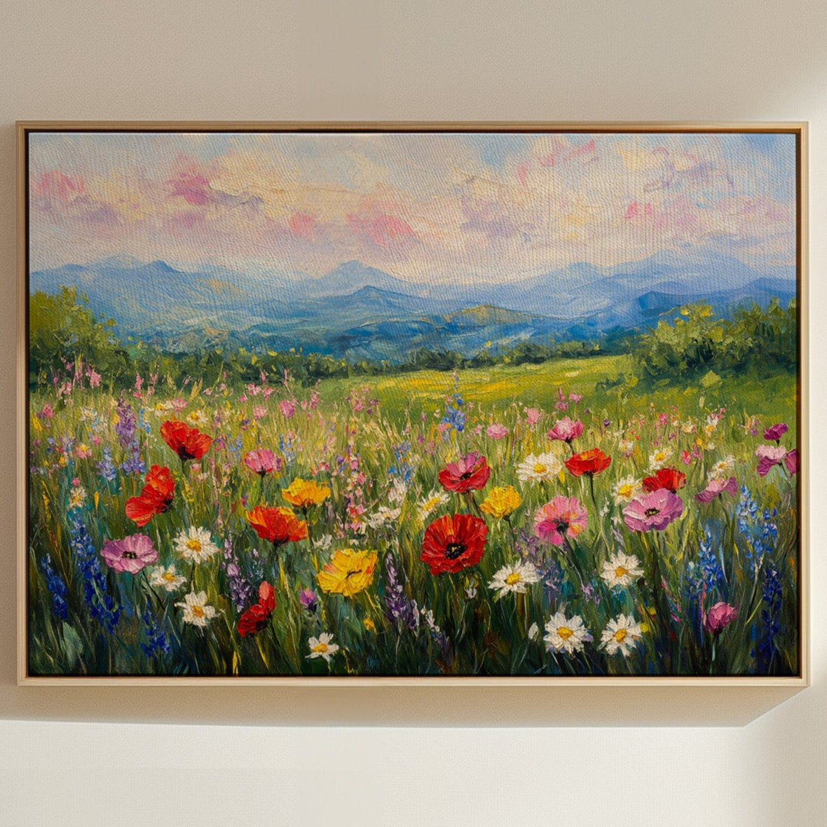 Mountain Meadows Bloom In Rainbow Light