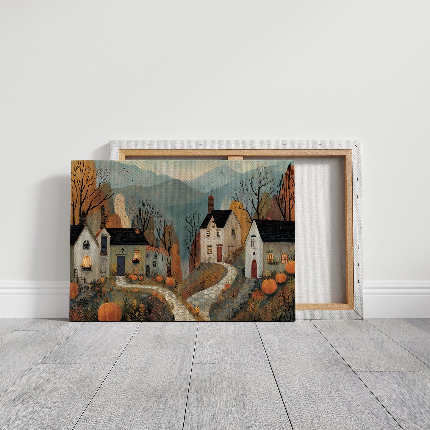 Pumpkins Along the Winding Path