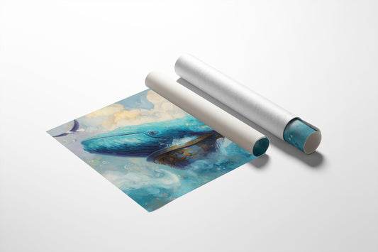 Ocean Giant Drifts Through Clouds