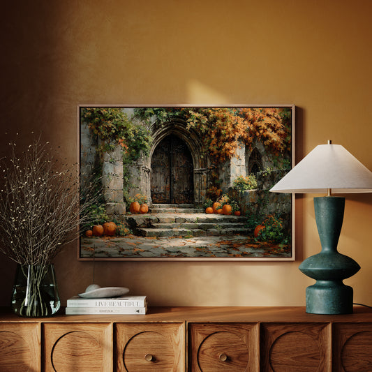 Autumn's Embrace at the Threshold