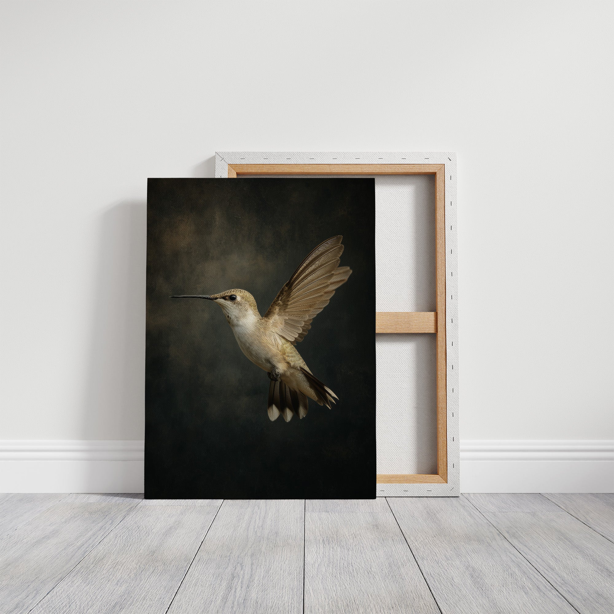 Hovering in Golden Silence
