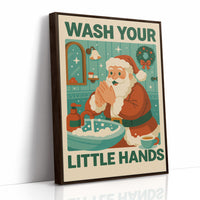 Retro Santa's Hygiene Reminder