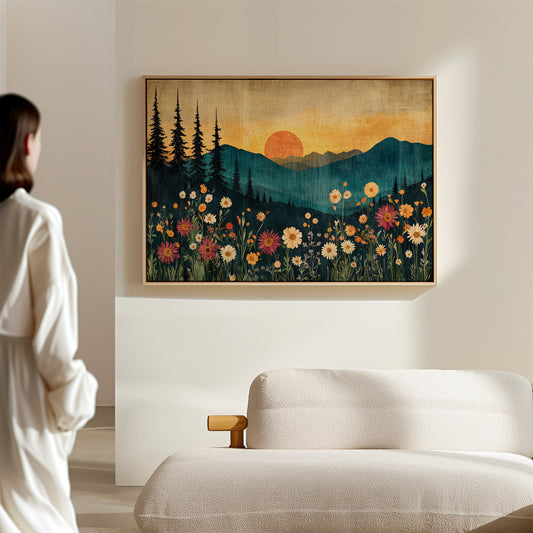 When the Wildflowers Watched the Sun Go Down