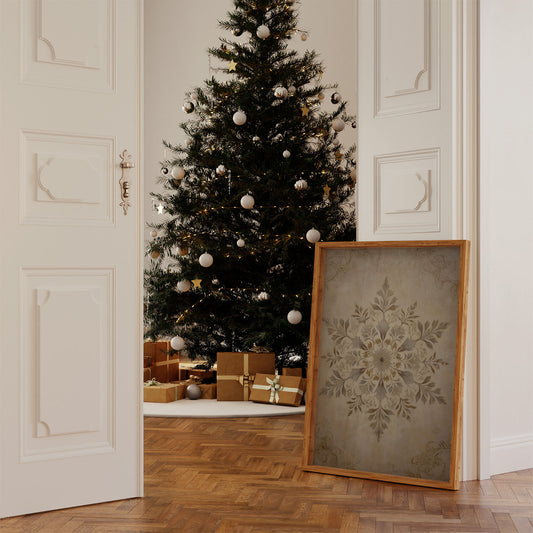 Frost Petals Dance In December Light