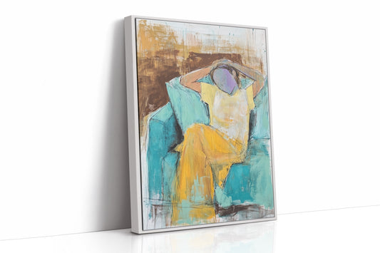 Sunlit Moments In Turquoise Room