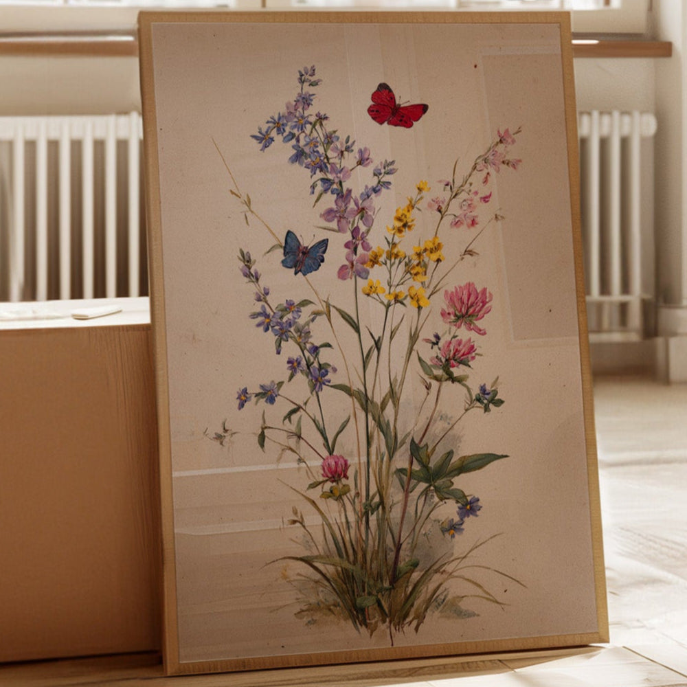 A Garden's Colorful Ballet