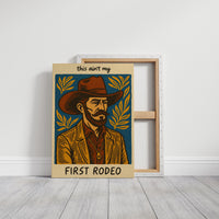 Cowboy Blues On Rustic Boards