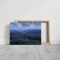 Twilight Falls Over the Heather