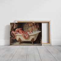 Crimson Tentacles In Vintage Bath